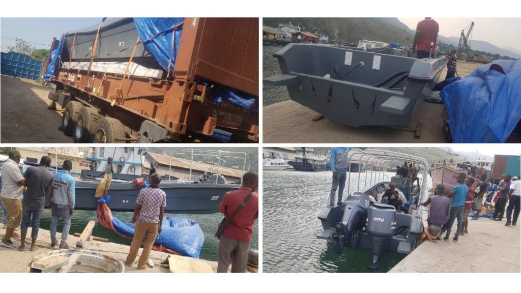 Commissioning, Engine Installation and Sea Trial for UNHCR Patrol Boat in Uvira, D.R.C